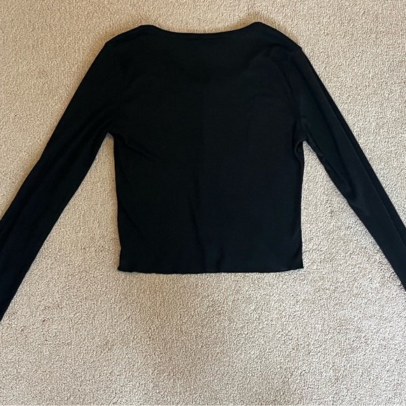 Urban Kids Black Button Up Long Sleeve - Picture 2 of 4